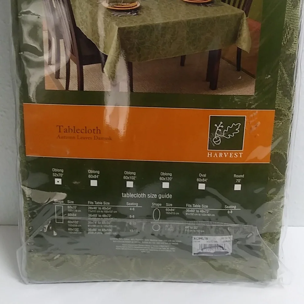 Harvest new tablecloth